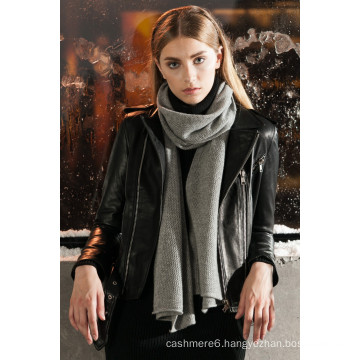 oem two sided knit scarf with high quality